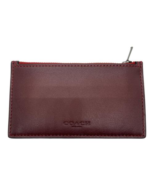 中古・古着通販】COACH (コーチ) フラグメントケース ワインレッド