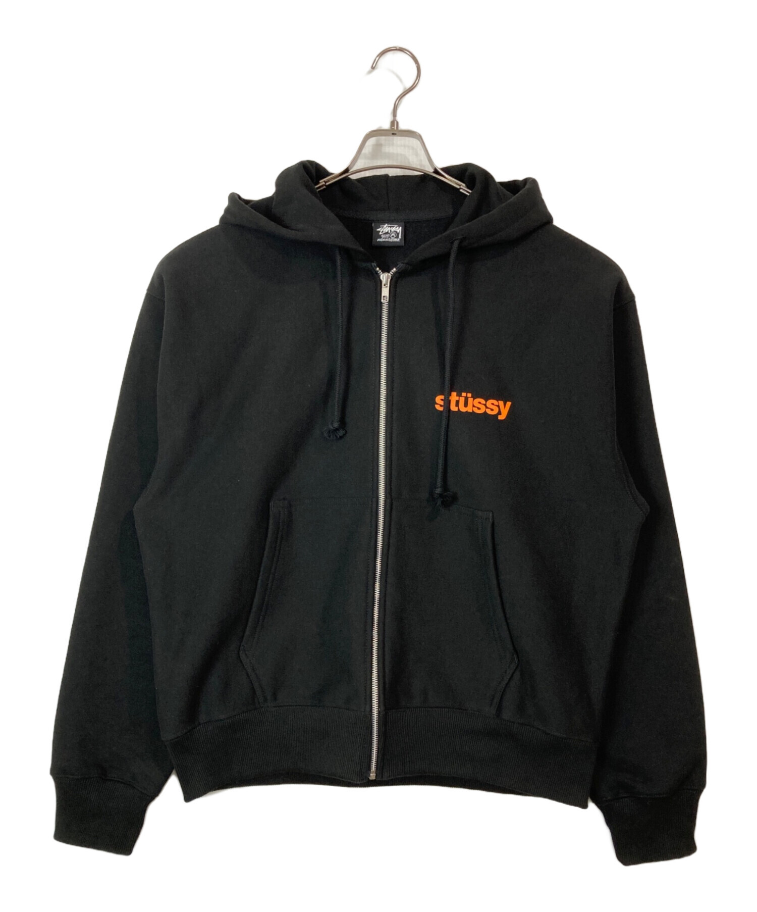 中古・古着通販】stussy (ステューシー) BUILT TOUGH ZIP HOODIE 