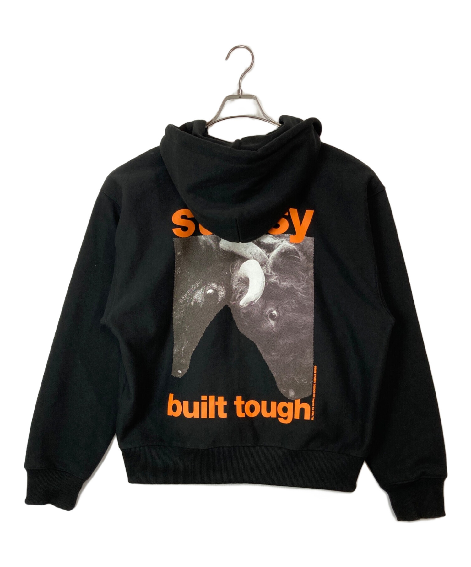 中古・古着通販】stussy (ステューシー) BUILT TOUGH ZIP HOODIE 