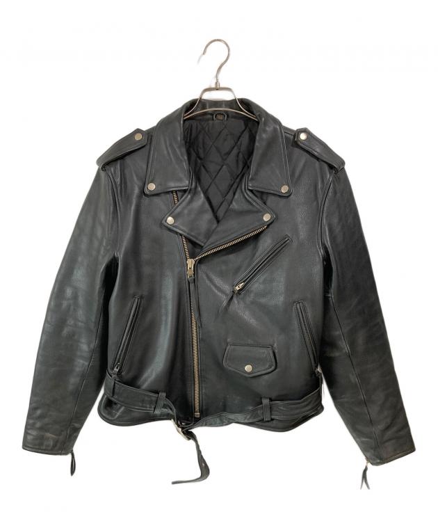 美品 FREEDOM 3L レザーコート ロング 牛革 ブラック Vintage 楽天市場