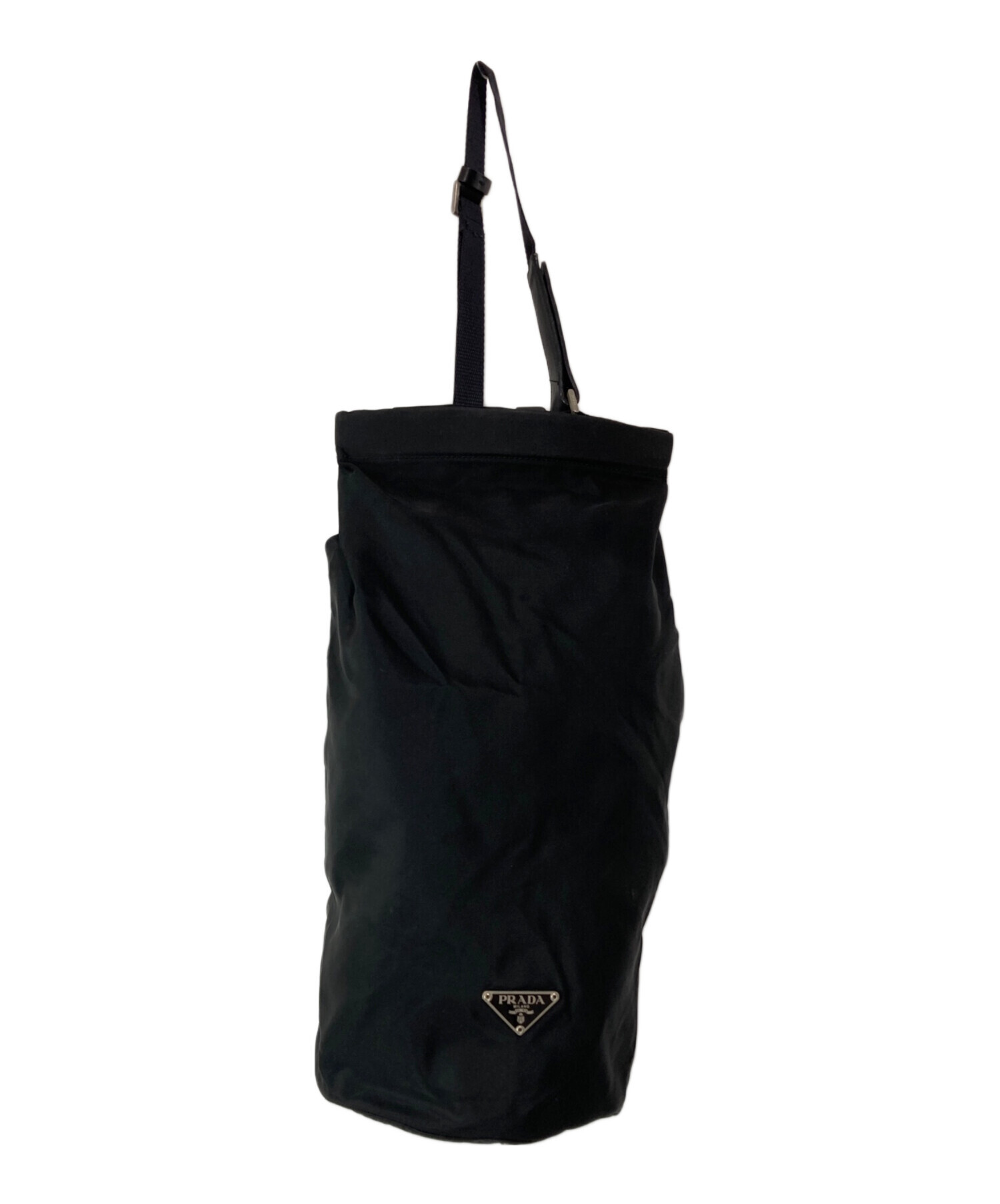中古・古着通販】PRADA (プラダ) ドラムナイロンショルダーバッグ