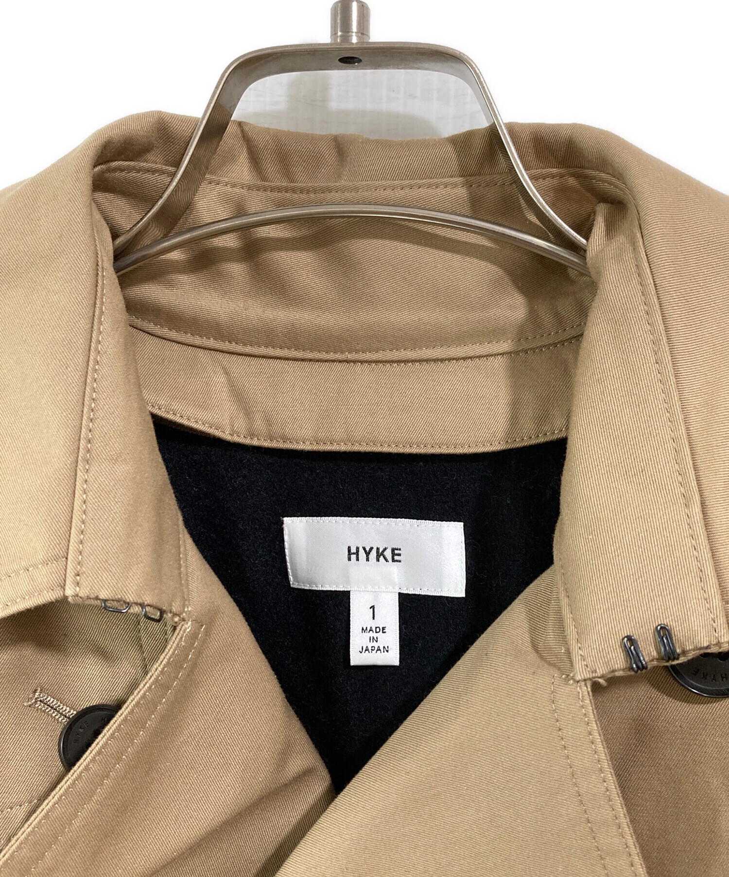 中古・古着通販】HYKE (ハイク) ライナー付きトレンチコート ベージュ