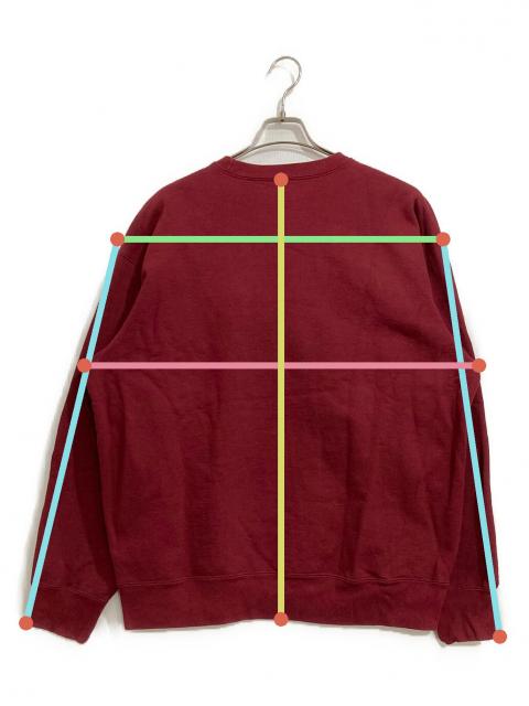 中古・古着通販】Supreme (シュプリーム) Box Logo Crewneck ワイン