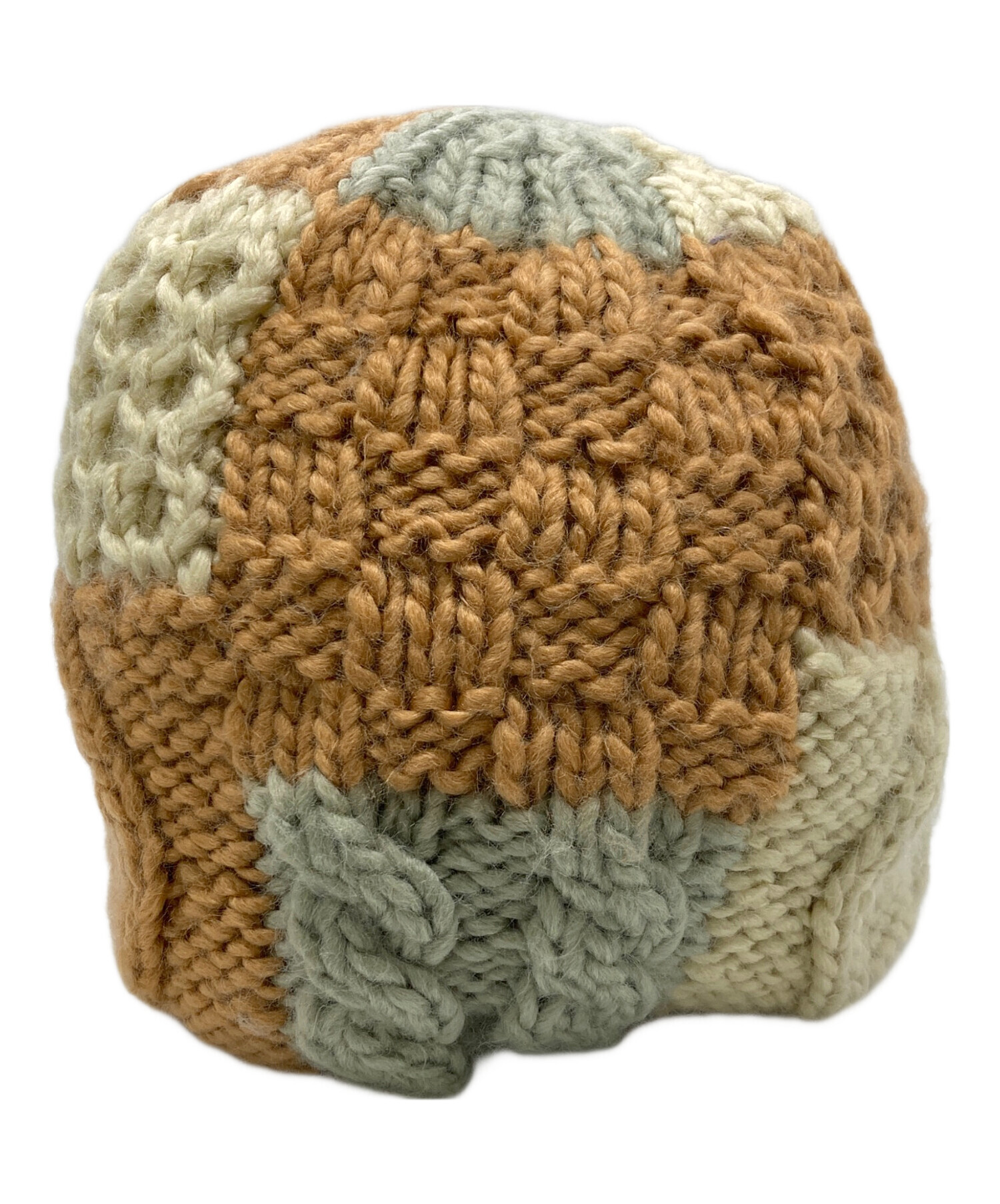 中古・古着通販】Supreme (シュプリーム) BLOCK KNIT BEANIE ベージュ
