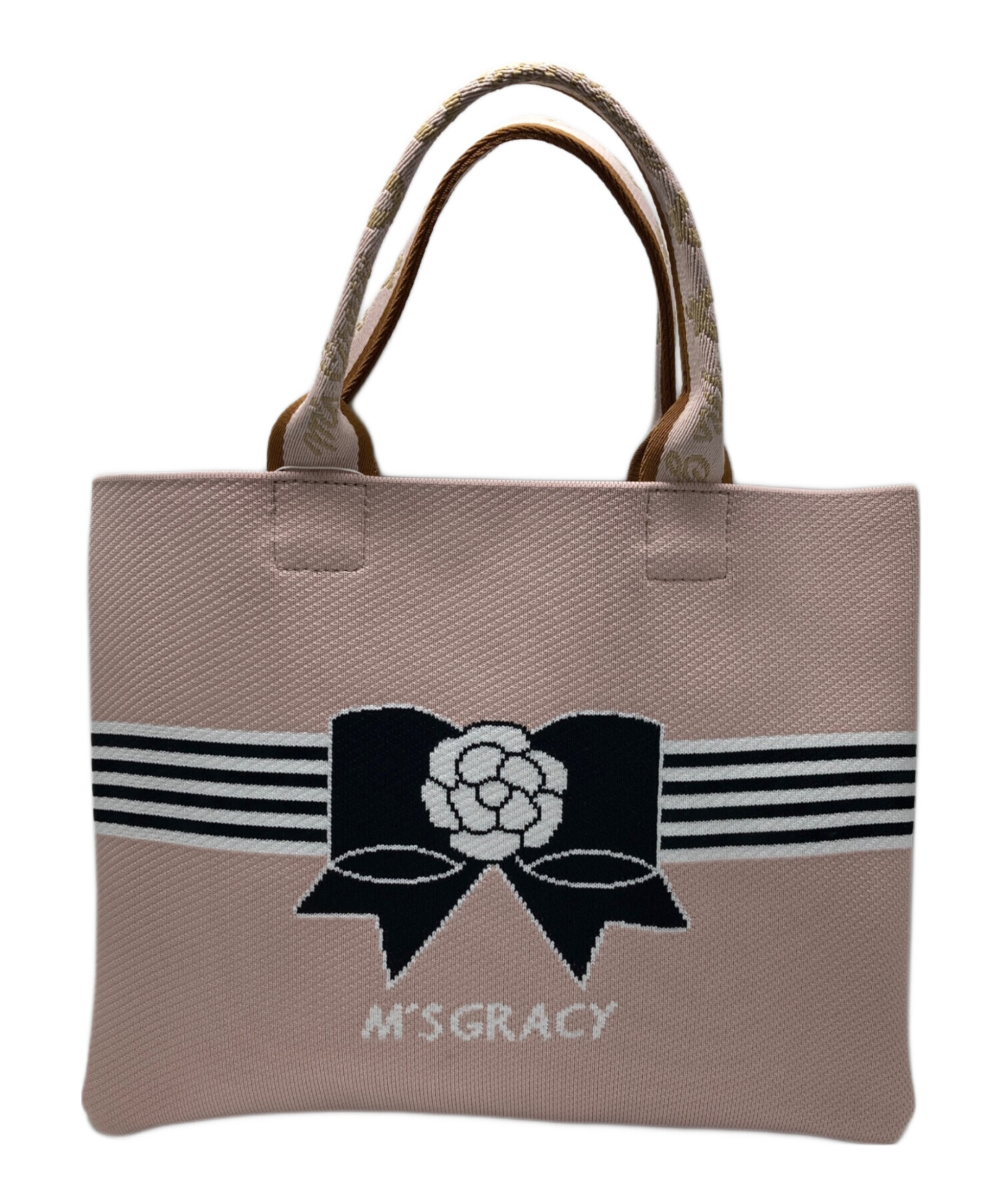 中古・古着通販】M'S GRACY (エムズグレイシー) リボン柄トートバッグ