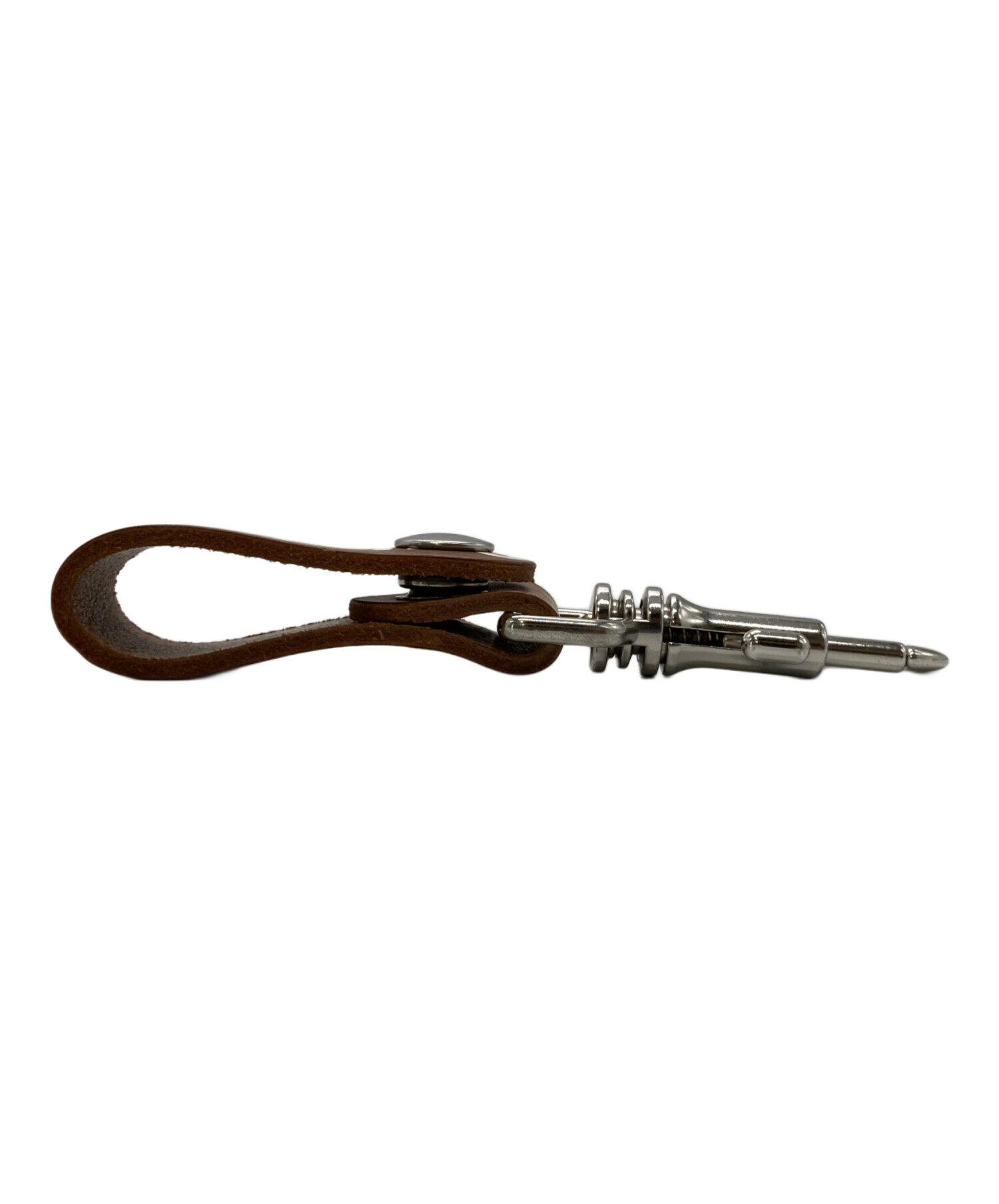 中古・古着通販】SUPREME (シュプリーム) Leather Key Loop ブラウン