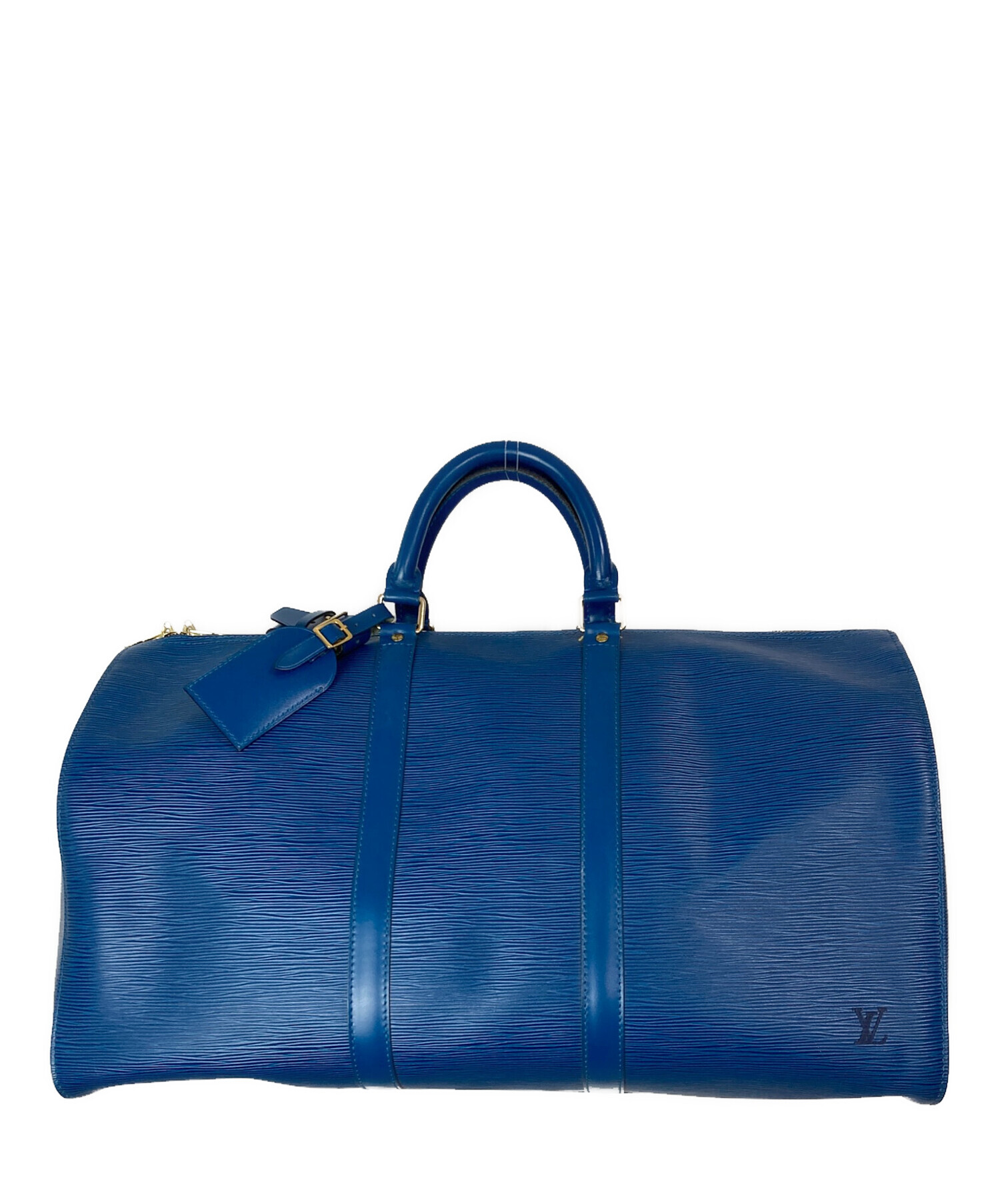 Louis Vuitton エピレザー ボストンバッグ 青 中古・古着通販】LOUIS VUITTON (ルイ ヴィトン) ボストンバッグ