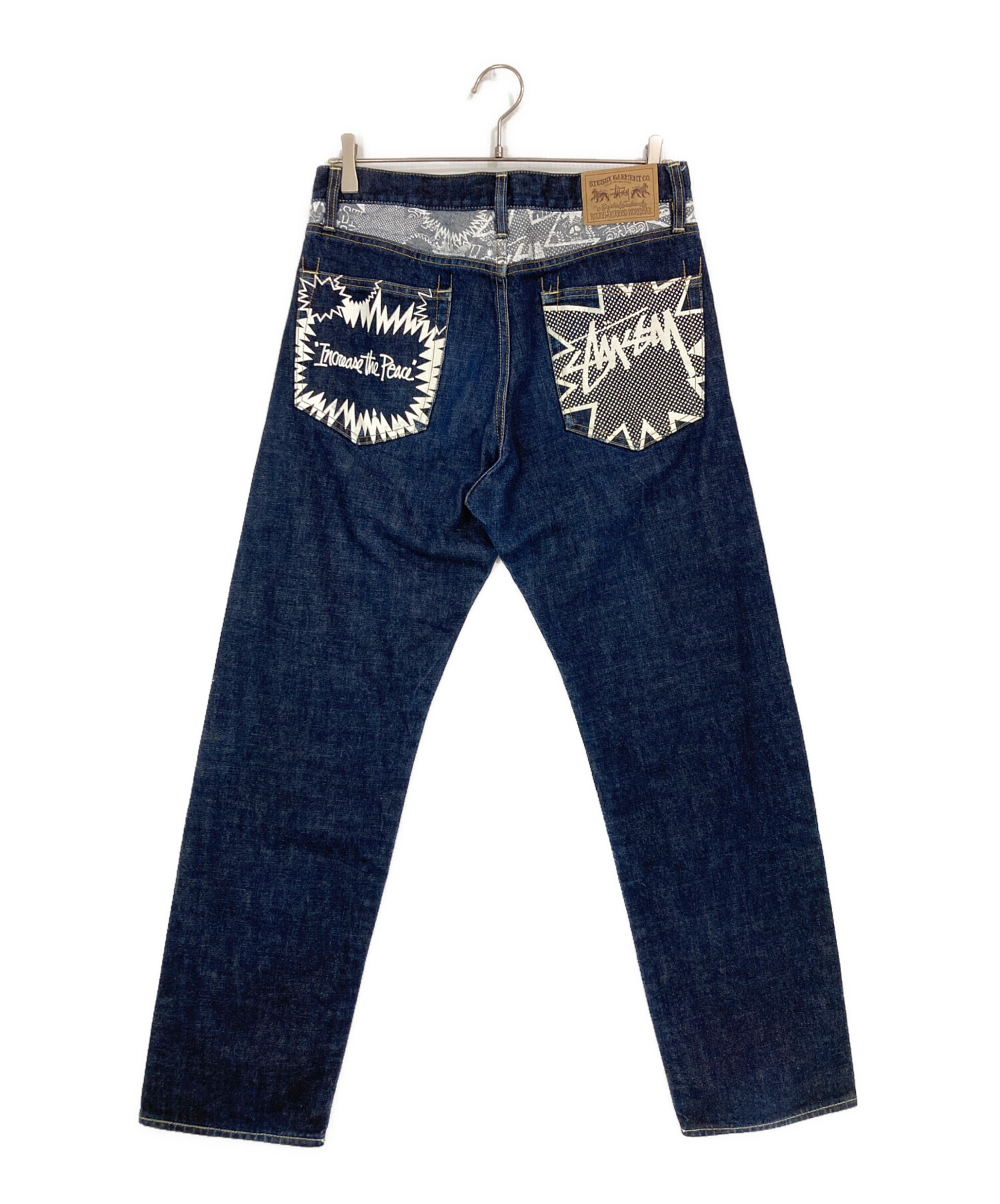 中古・古着通販】stussy (ステューシー) プリントデニムパンツ