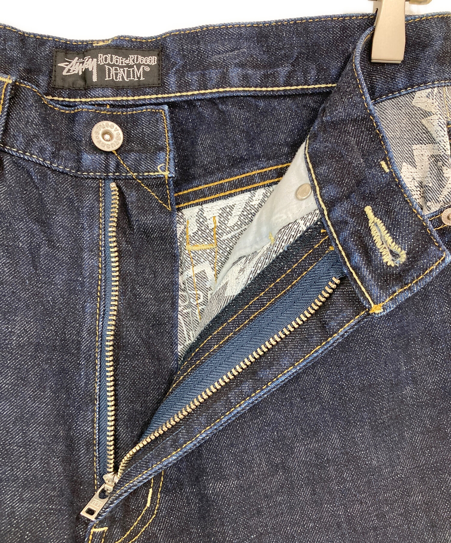 中古・古着通販】stussy (ステューシー) プリントデニムパンツ