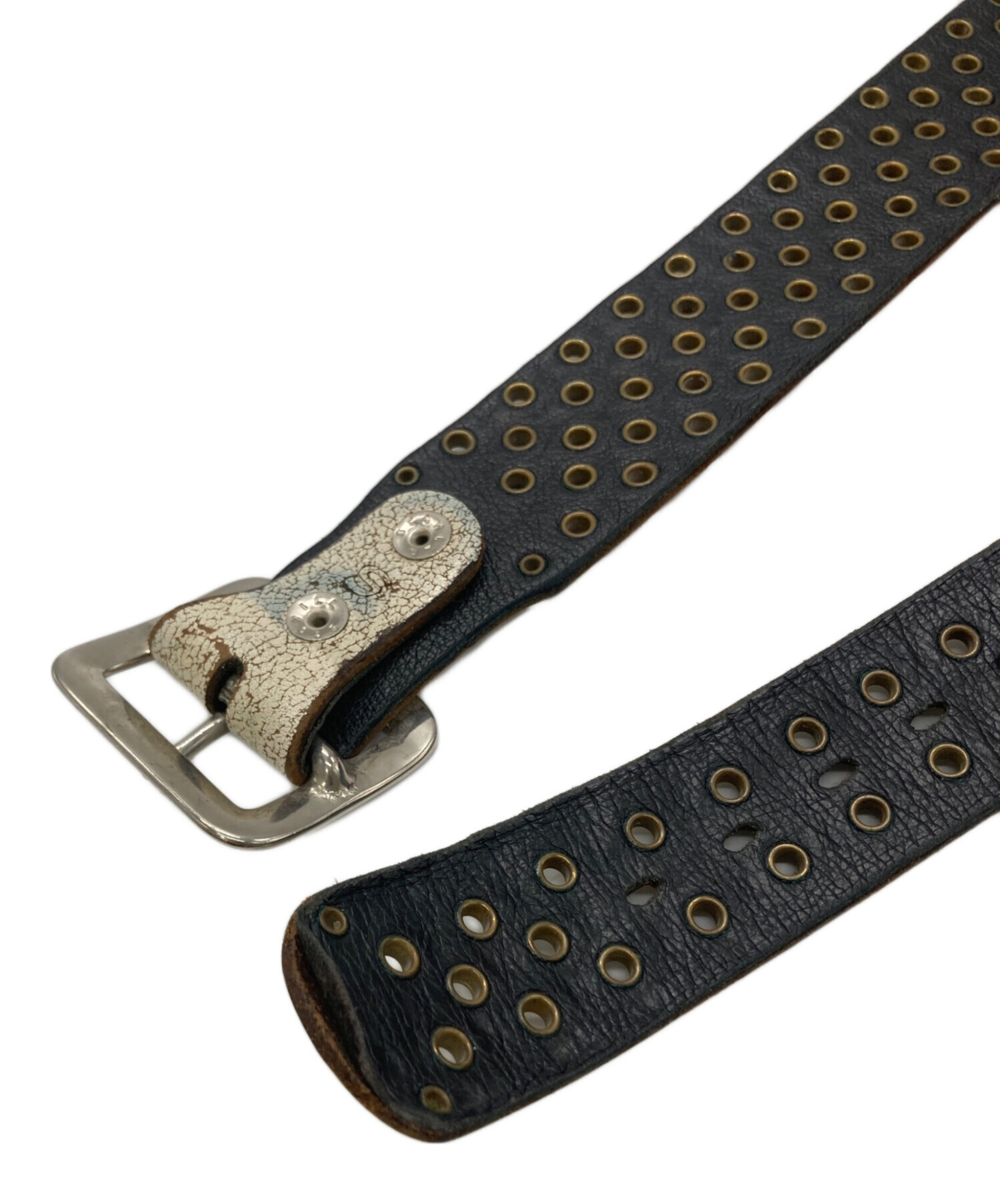 ヒステリックグラマーバルタザール スタッズ レザーベルトBALTAZAR y2k 中古・古着通販】Hysteric Glamour (ヒステリックグラマー) BALTAZAR
