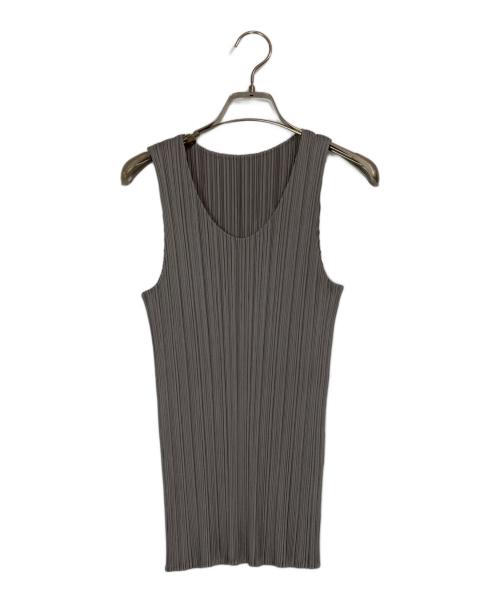 PLEATS PLEASE カットソー　ノースリーブ 中古・古着通販】PLEATS PLEASE (プリーツプリーズ) ノースリーブ