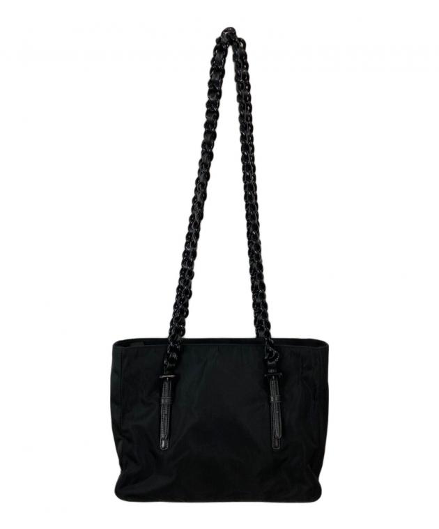 中古・古着通販】PRADA (プラダ) チェーンナイロントートバッグ