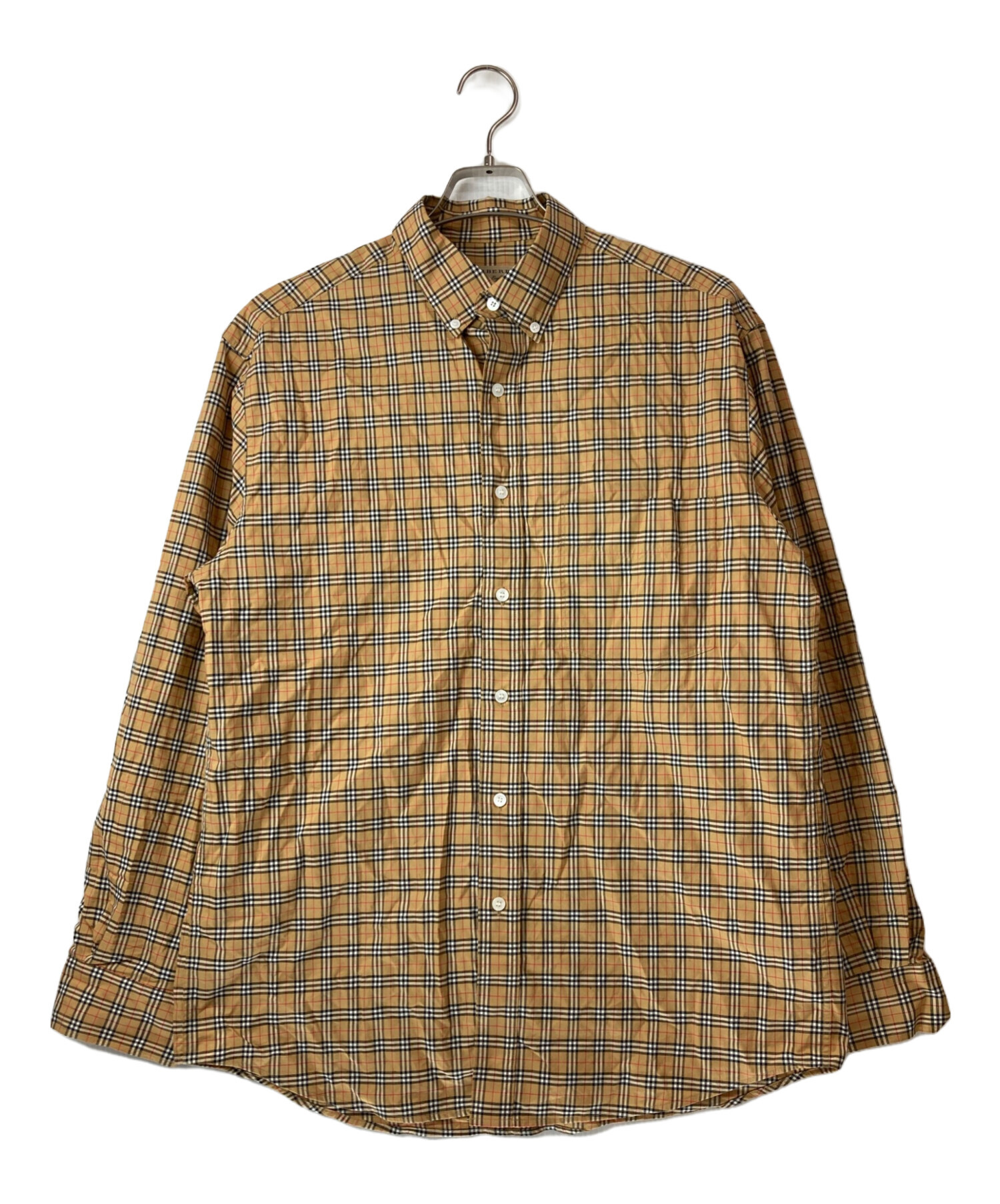 BURBERRY - Burberryバーバリーノバチェック半袖bdシャツレディースベージュY2K古着 中古・古着通販】BURBERRY (バーバリー) ノヴァチェックBDシャツ