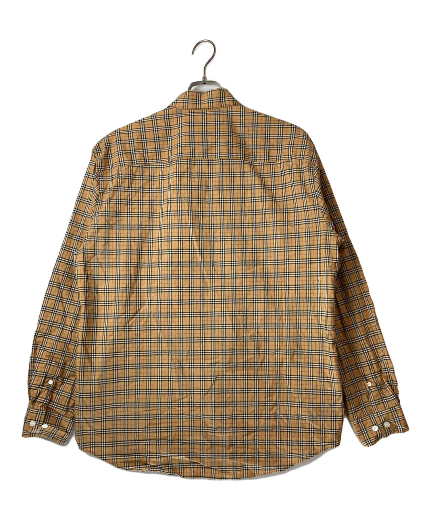 90sBurberryバーバリーノバチェックtシャツ半袖レディース BURBERRY 