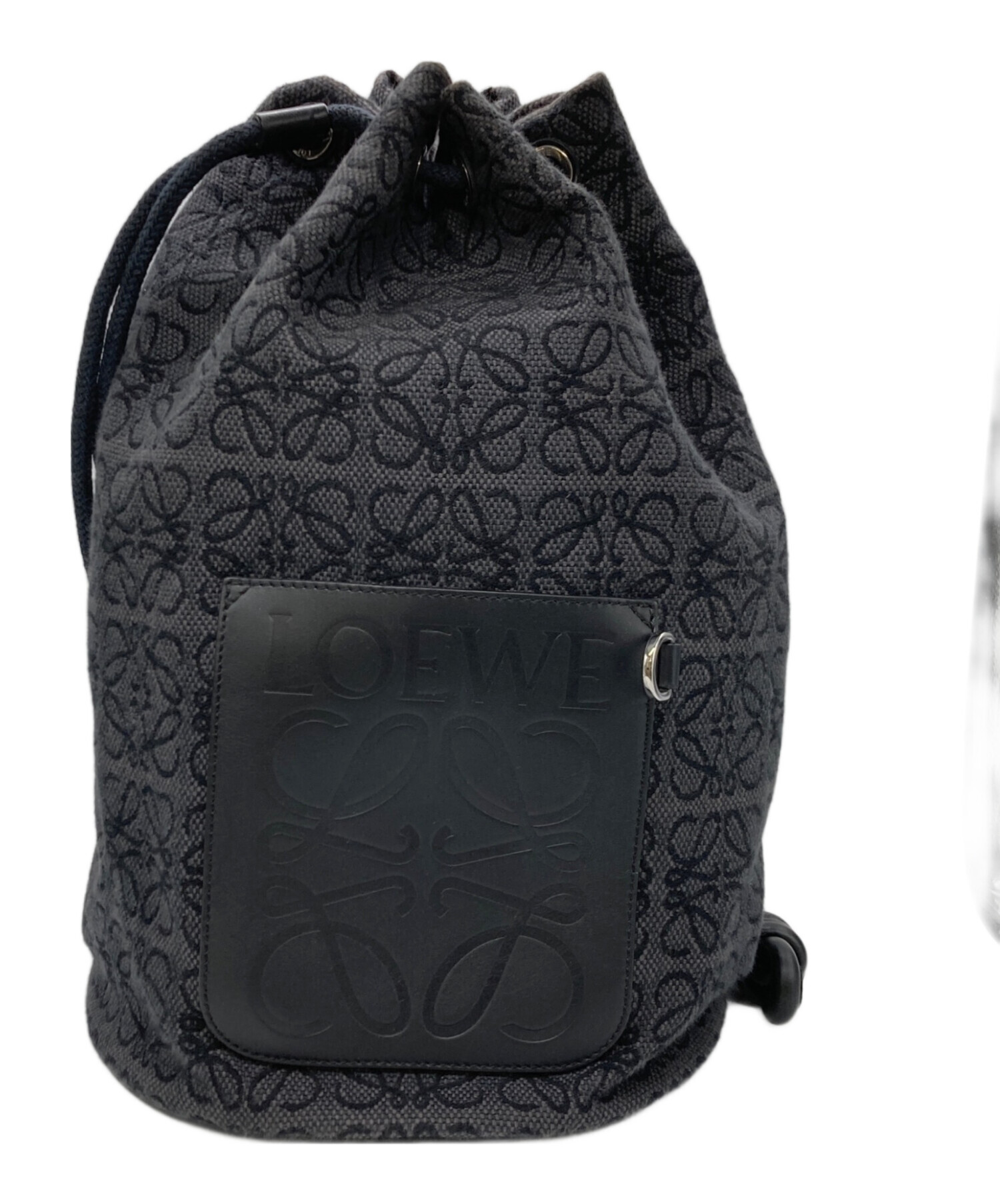 中古・古着通販】LOEWE (ロエベ) セーラーバッグ ブラック｜ブランド 