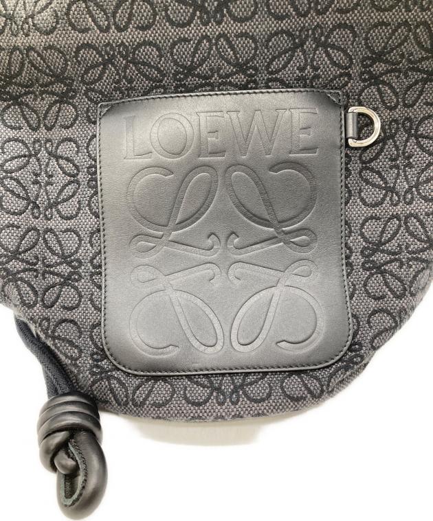 中古・古着通販】LOEWE (ロエベ) セーラーバッグ ブラック｜ブランド 