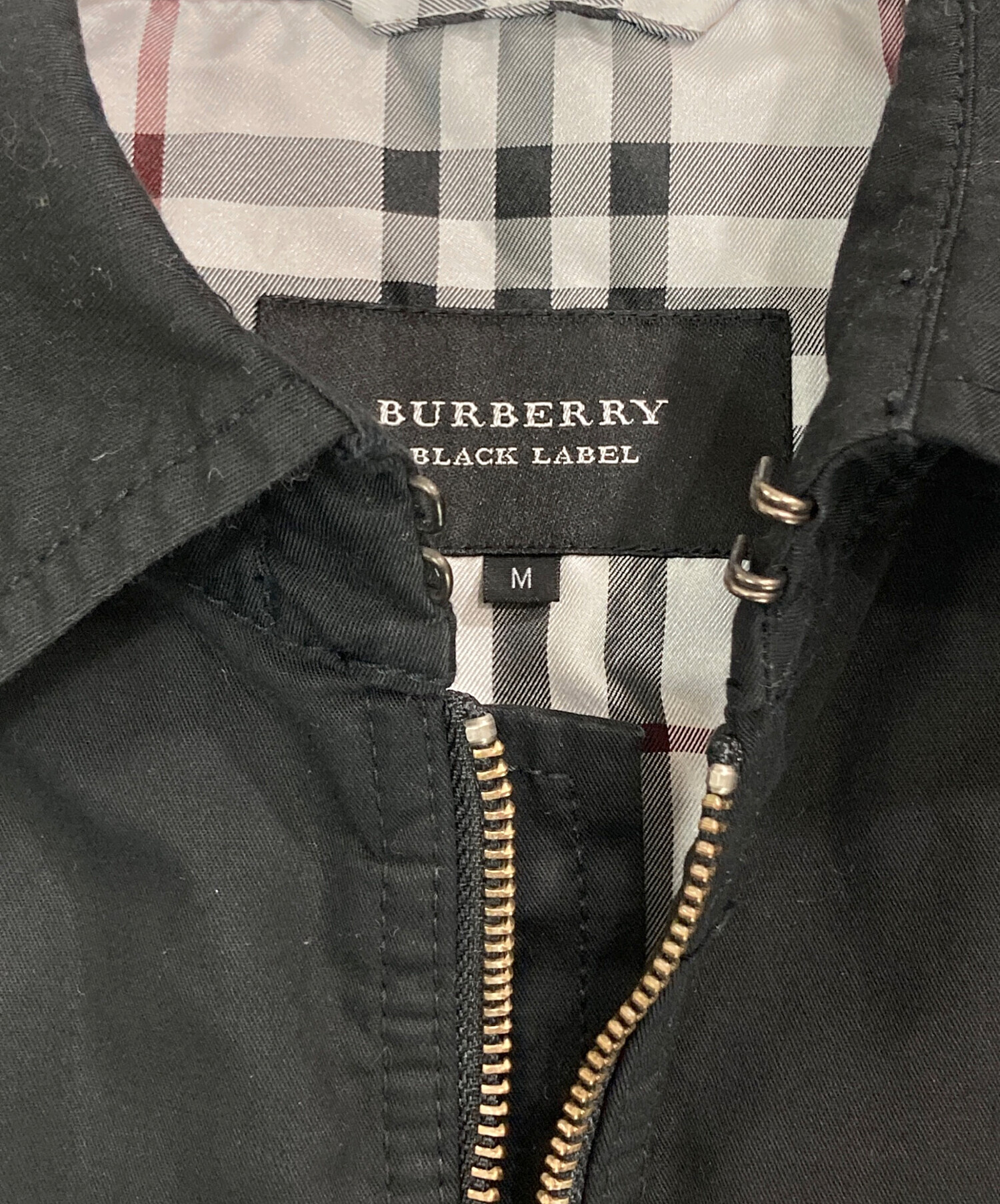 BURBERRY BLUE LABEL　ナポレオンジャケット　ノバチェック　黒 中古・古着通販】BURBERRY BLACK LABEL (バーバリーブラックレーベル