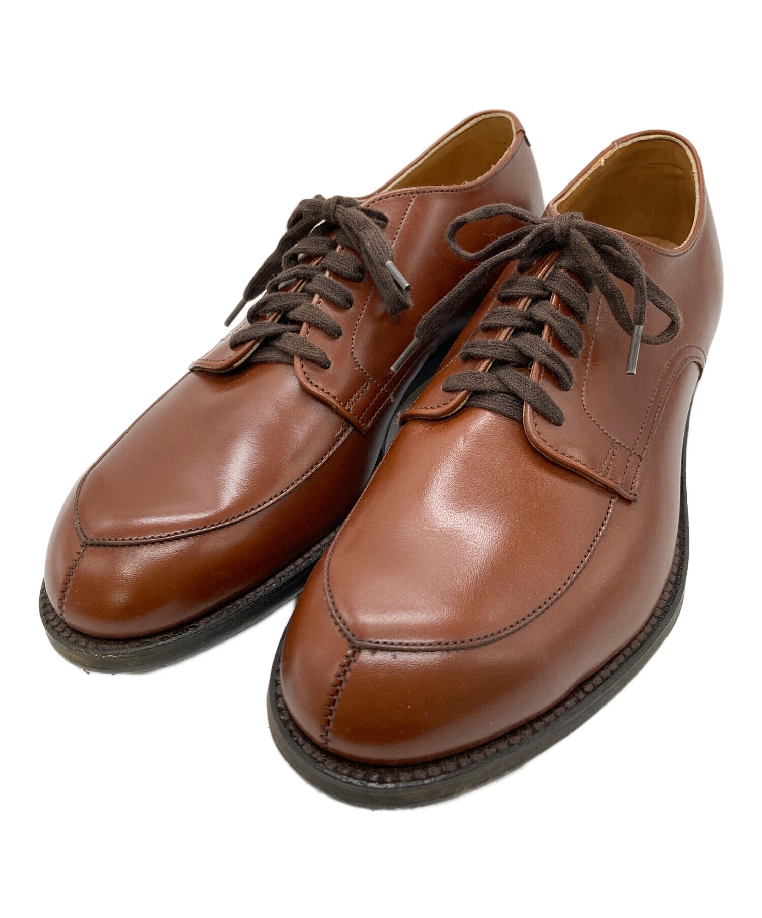 Alden (オールデン) Vチップシューズ ブラウン色　元箱付き 中古・古着通販】ALDEN (オールデン) Vチップシューズ ブラウン サイズ