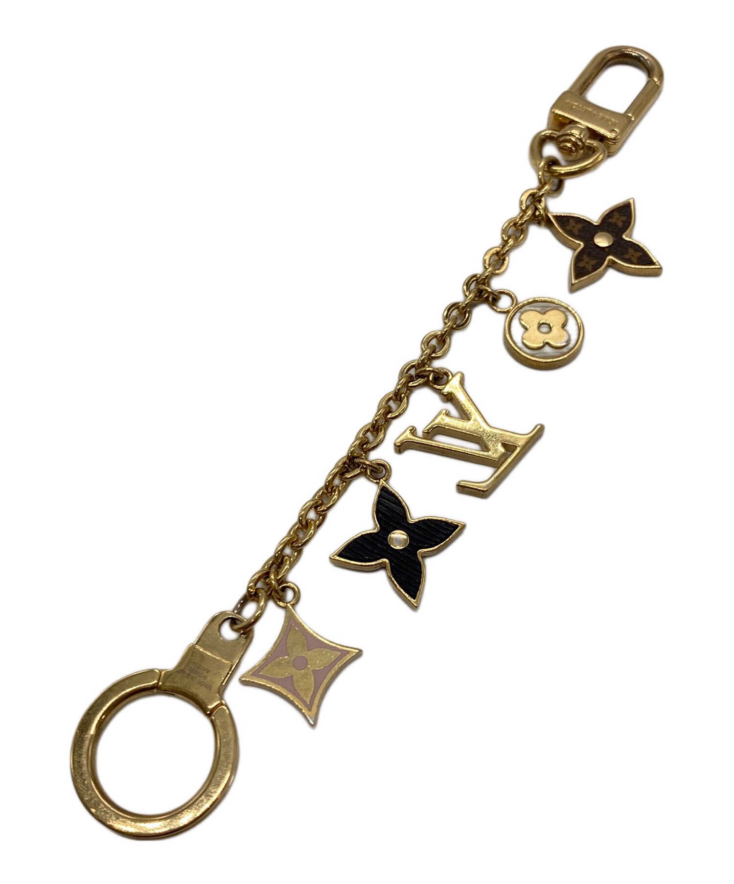 正規品 ヴィトン キーホルダー チャーム M68999 ゴールドカラー 中古・古着通販】LOUIS VUITTON (ルイ ヴィトン) チャーム ビジュー