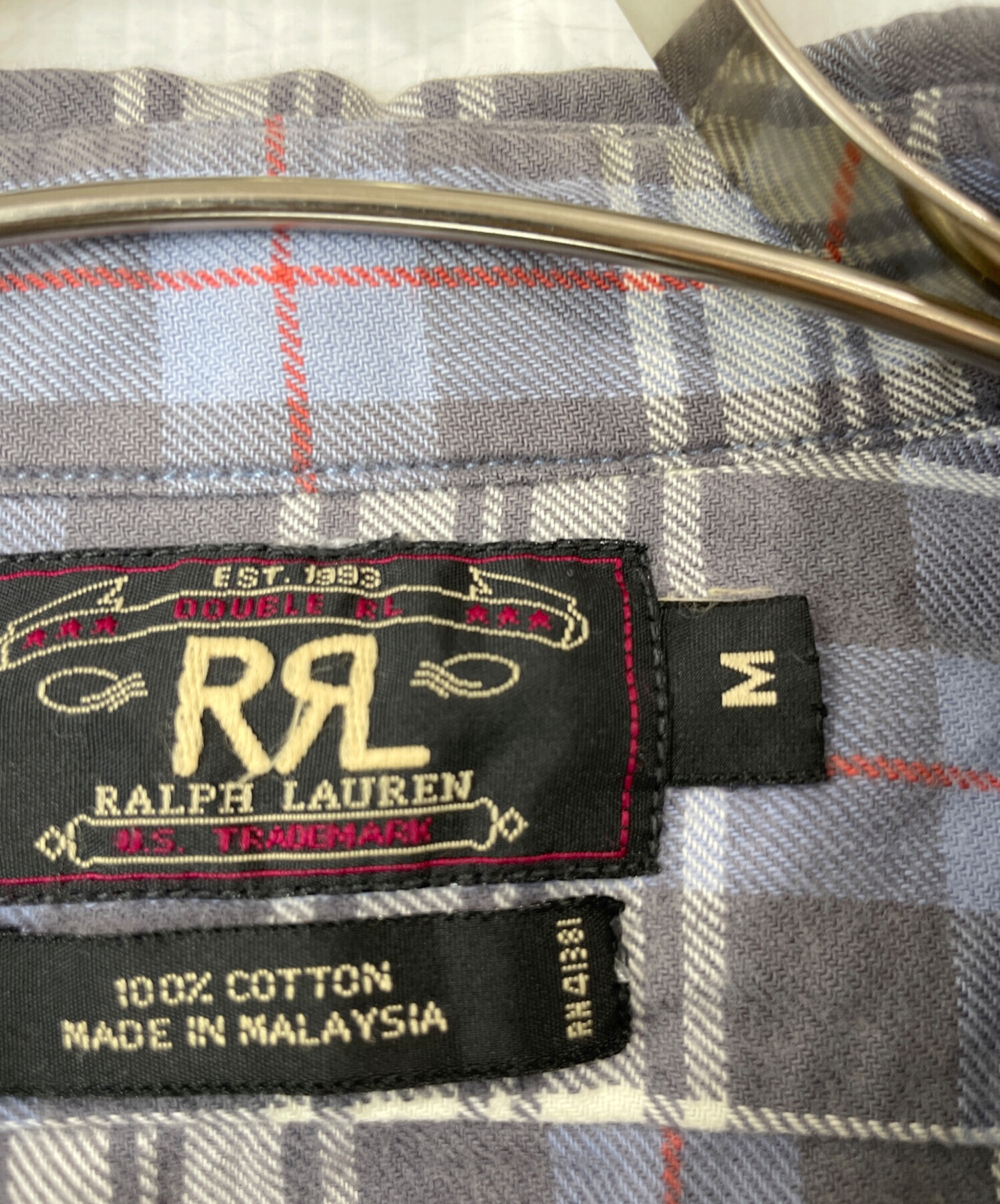 中古・古着通販】RRL (ダブルアールエル) 90's 三ツ星タグ チェック