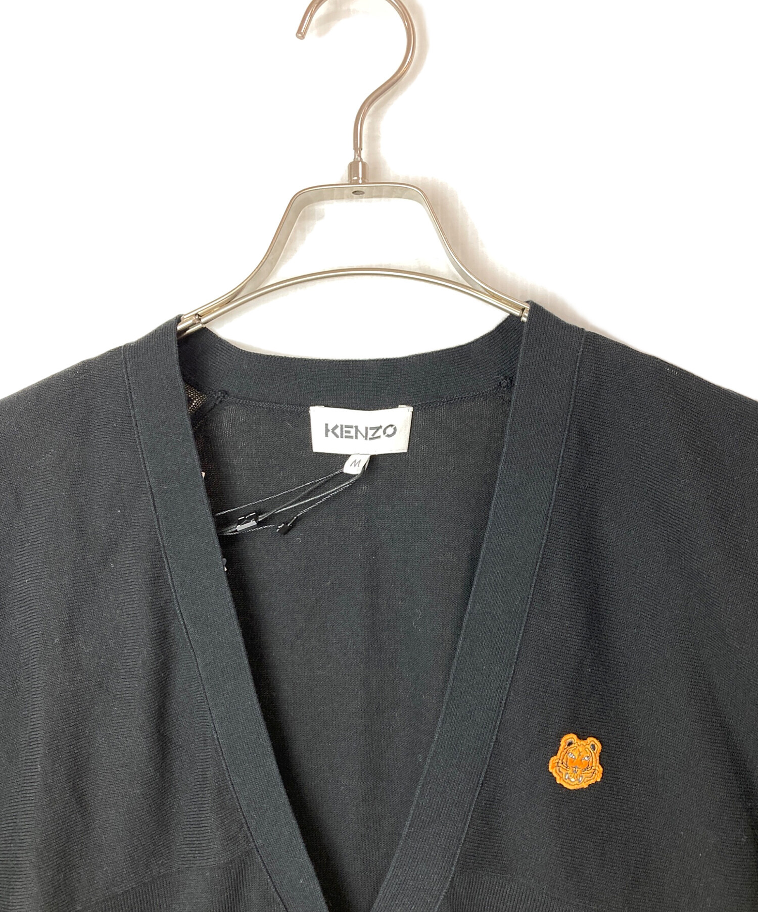 中古・古着通販】KENZO (ケンゾー) Tiger crest cardigan ブラック