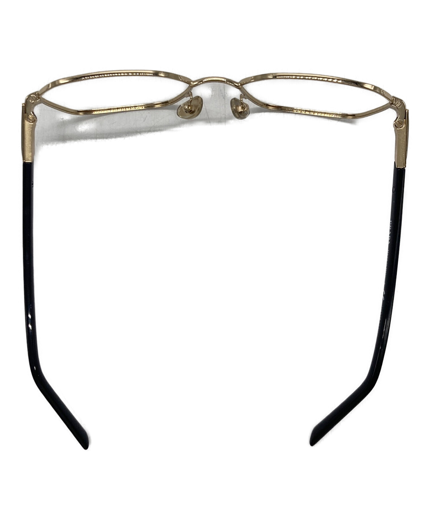 中古・古着通販】PRADA (プラダ) メガネフレーム ブラック サイズ:SIZE