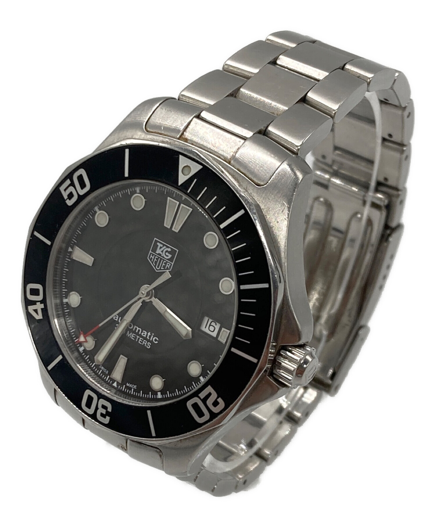【ジャンク】タグ・ホイヤー 中古・古着通販】TAG HEUER (タグ・ホイヤー) リストウォッチ ブラック