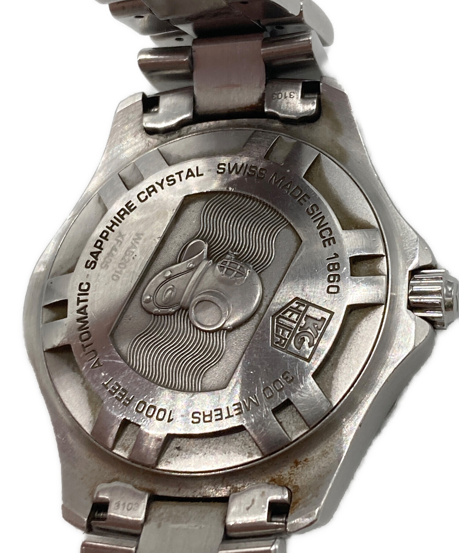 【ジャンク】タグ・ホイヤー 中古・古着通販】TAG HEUER (タグ・ホイヤー) リストウォッチ ブラック