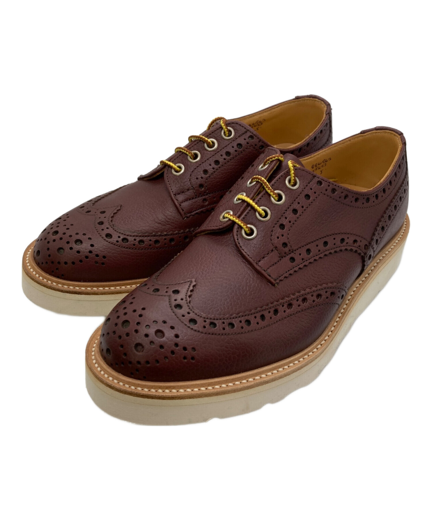 Tricker's ブラウン ウィングチップ 約24.0cm 中古・古着通販】Tricker's (トリッカーズ) ウィングチップシューズ