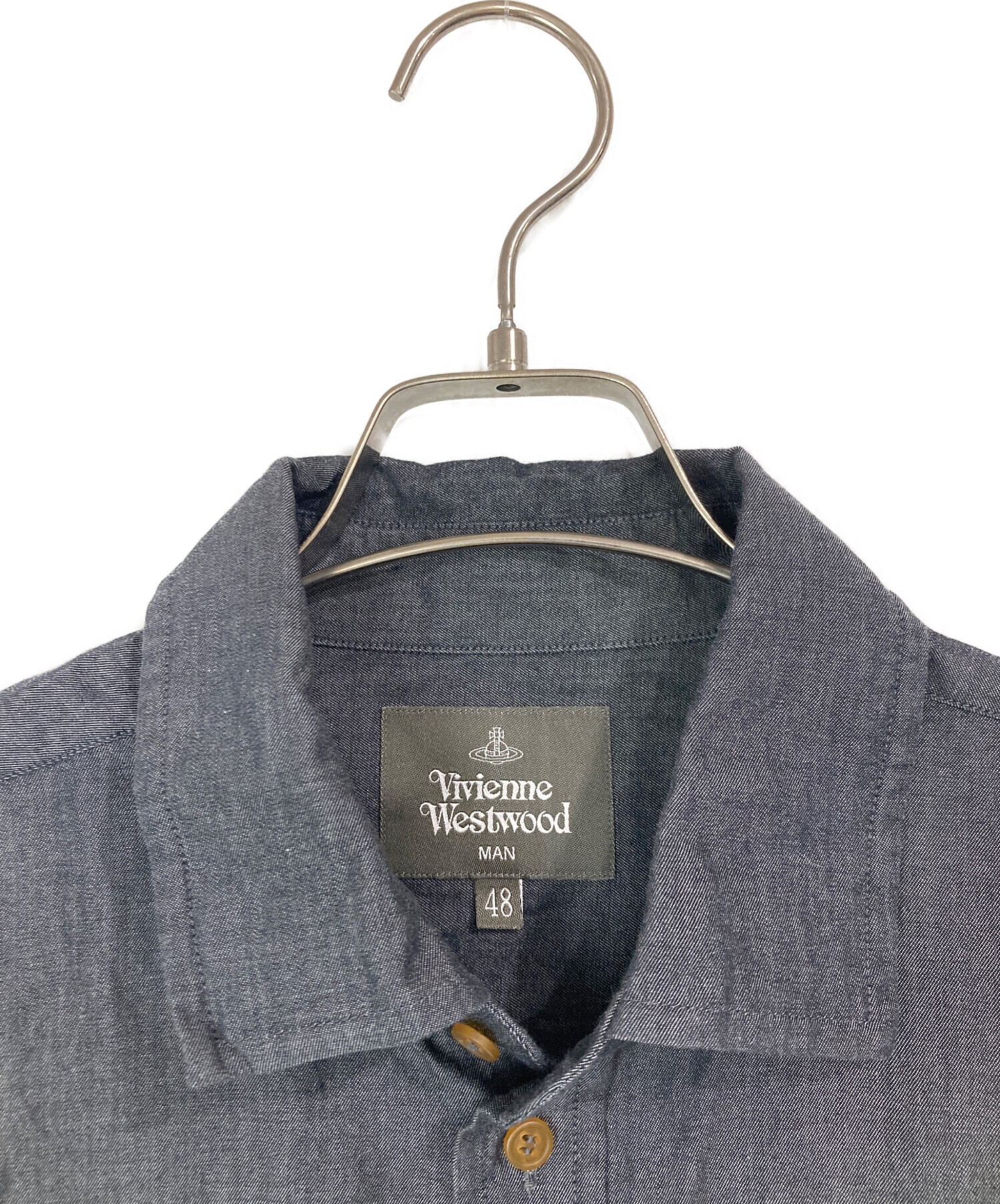 ヴィヴィアンウエストウッド　シャツ　グレー 中古・古着通販】Vivienne Westwood man (ヴィヴィアン ウェストウッド