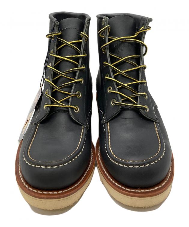 中古・古着通販】CHIPPEWA (チペワ) モックトゥブーツ ブラック サイズ