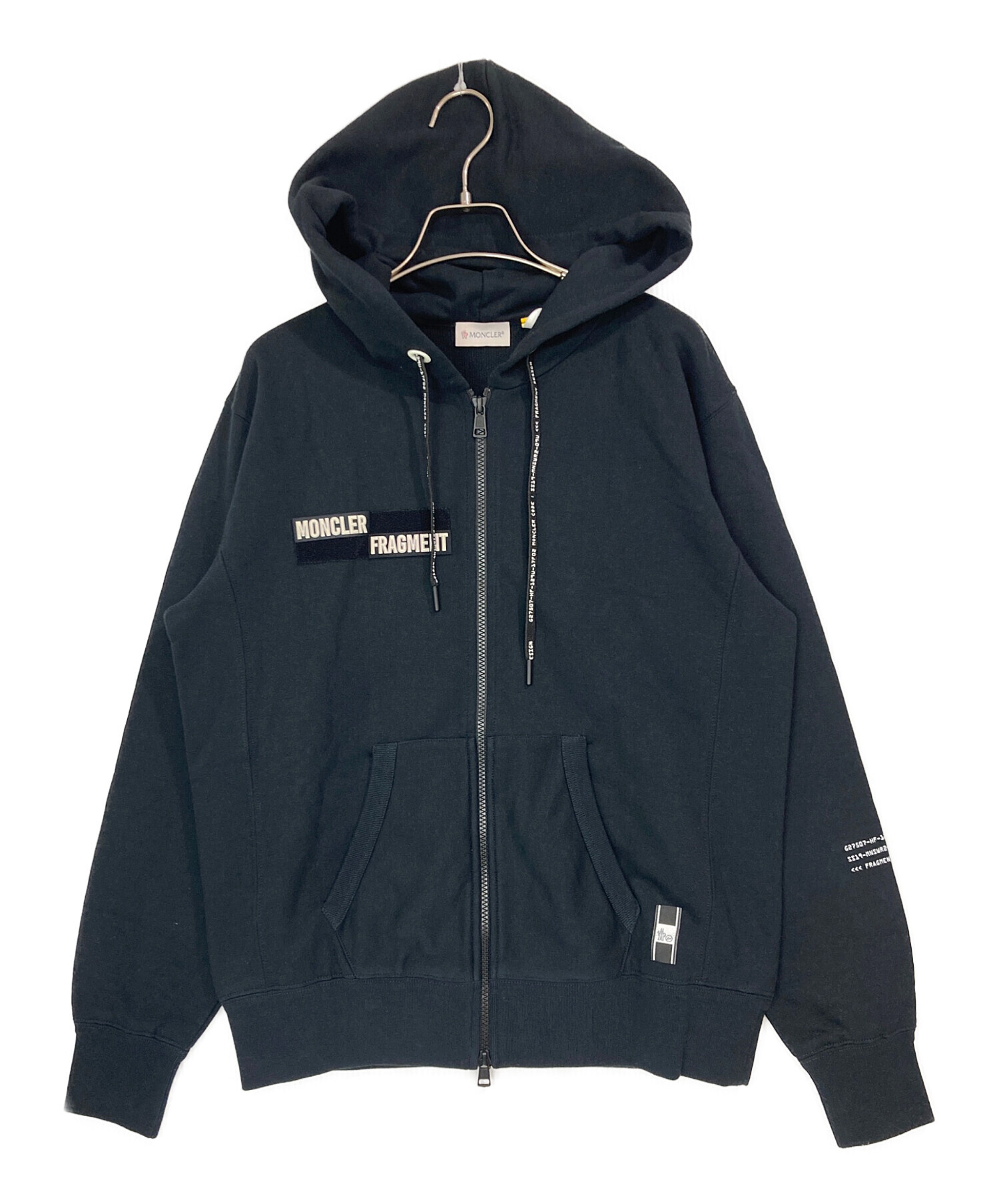 未使用 MONCLER×FRGMTモンクレール ×フラグメント パーカー L 黒 中古・古着通販】MONCLER (モンクレール) FRAGMENT DESIGN