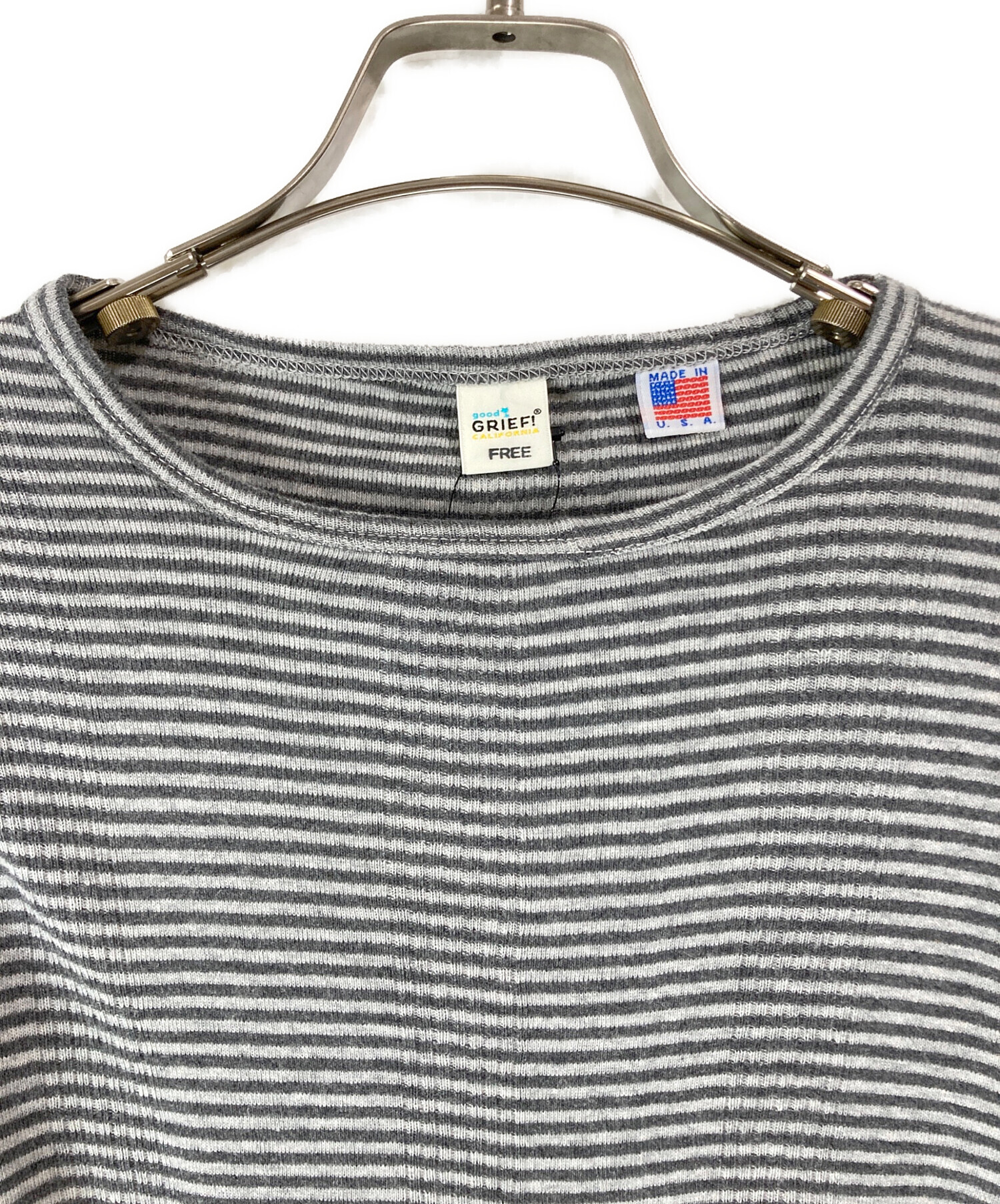 中古・古着通販】GOOD GRIEF! (グッドグリーフ) Border L/S Tee