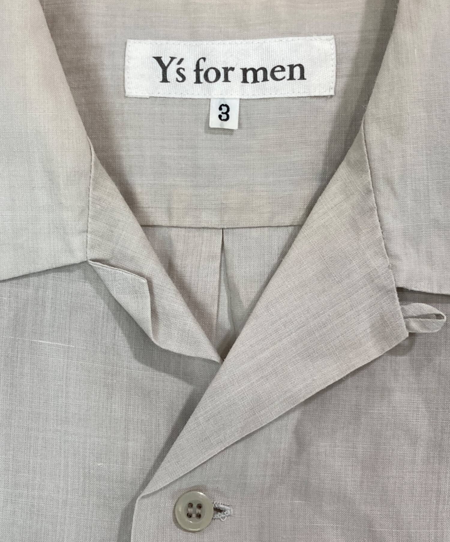 中古・古着通販】Y'S for men (ワイズフォーメン) オープンカラー