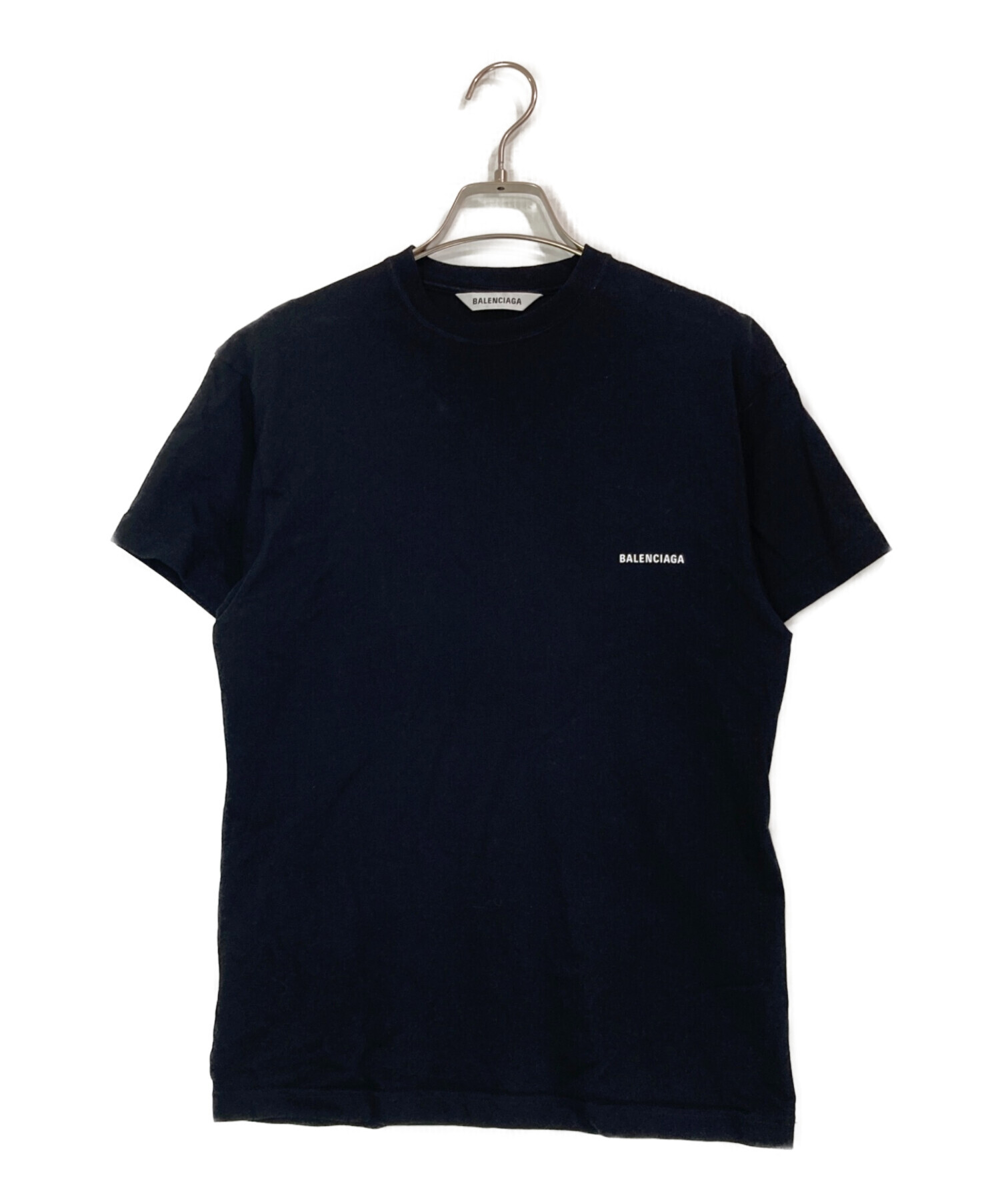 中古・古着通販】BALENCIAGA (バレンシアガ) ロゴTシャツ ブラック