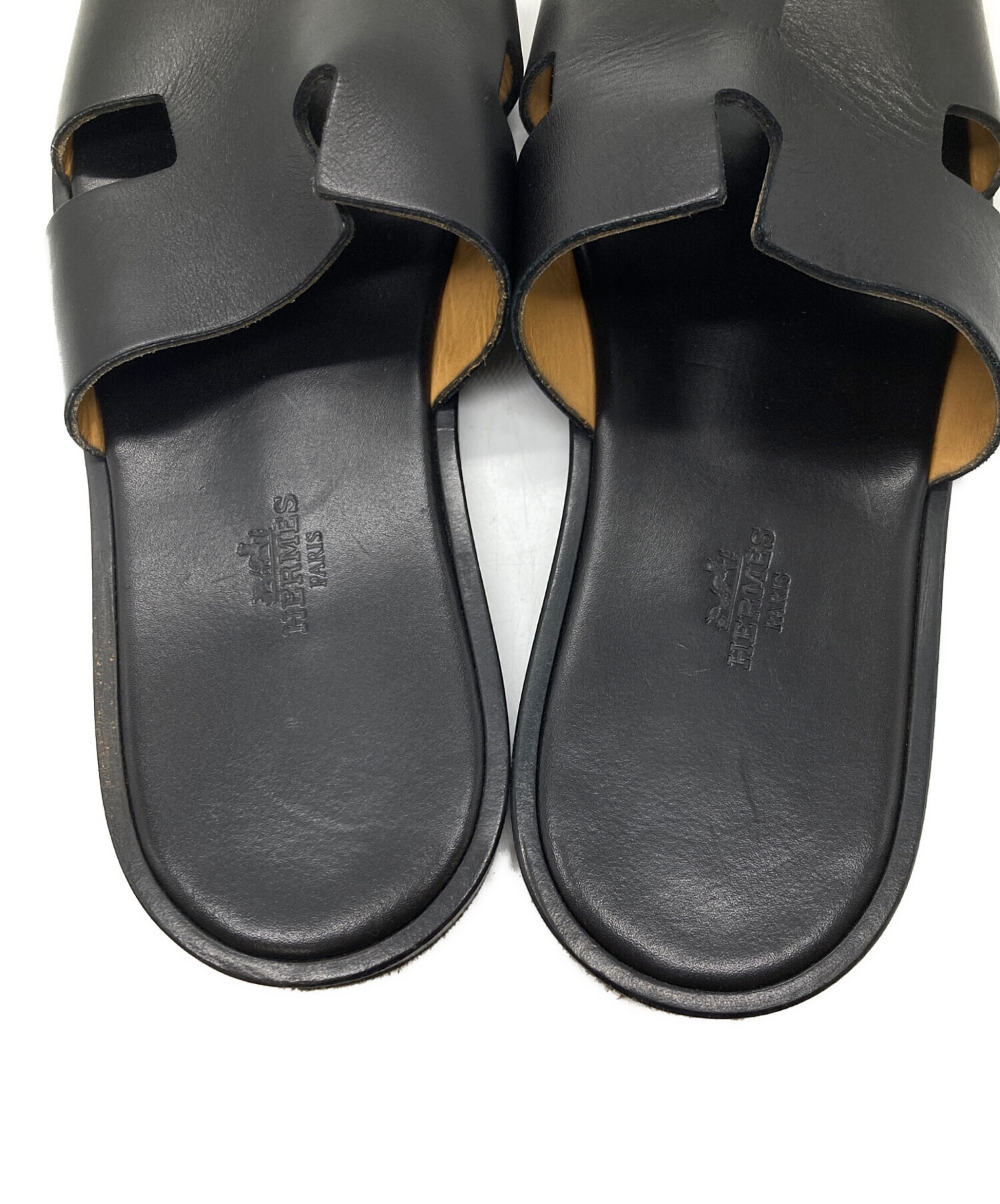中古・古着通販】HERMES (エルメス) イズミールレザーサンダル