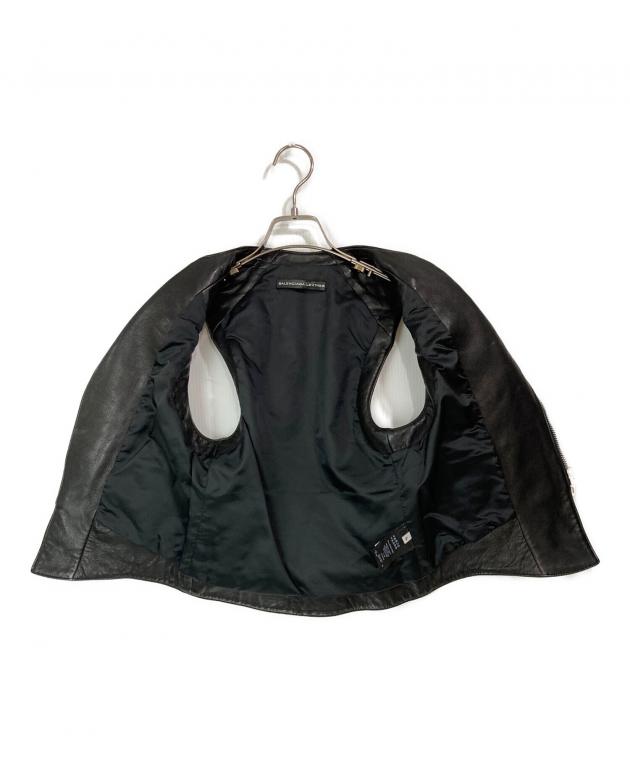 中古・古着通販】BALENCIAGA (バレンシアガ) シープレザーライダース