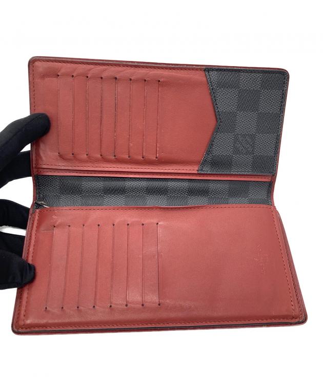 中古・古着通販】LOUIS VUITTON (ルイ ヴィトン) 長財布 レッド