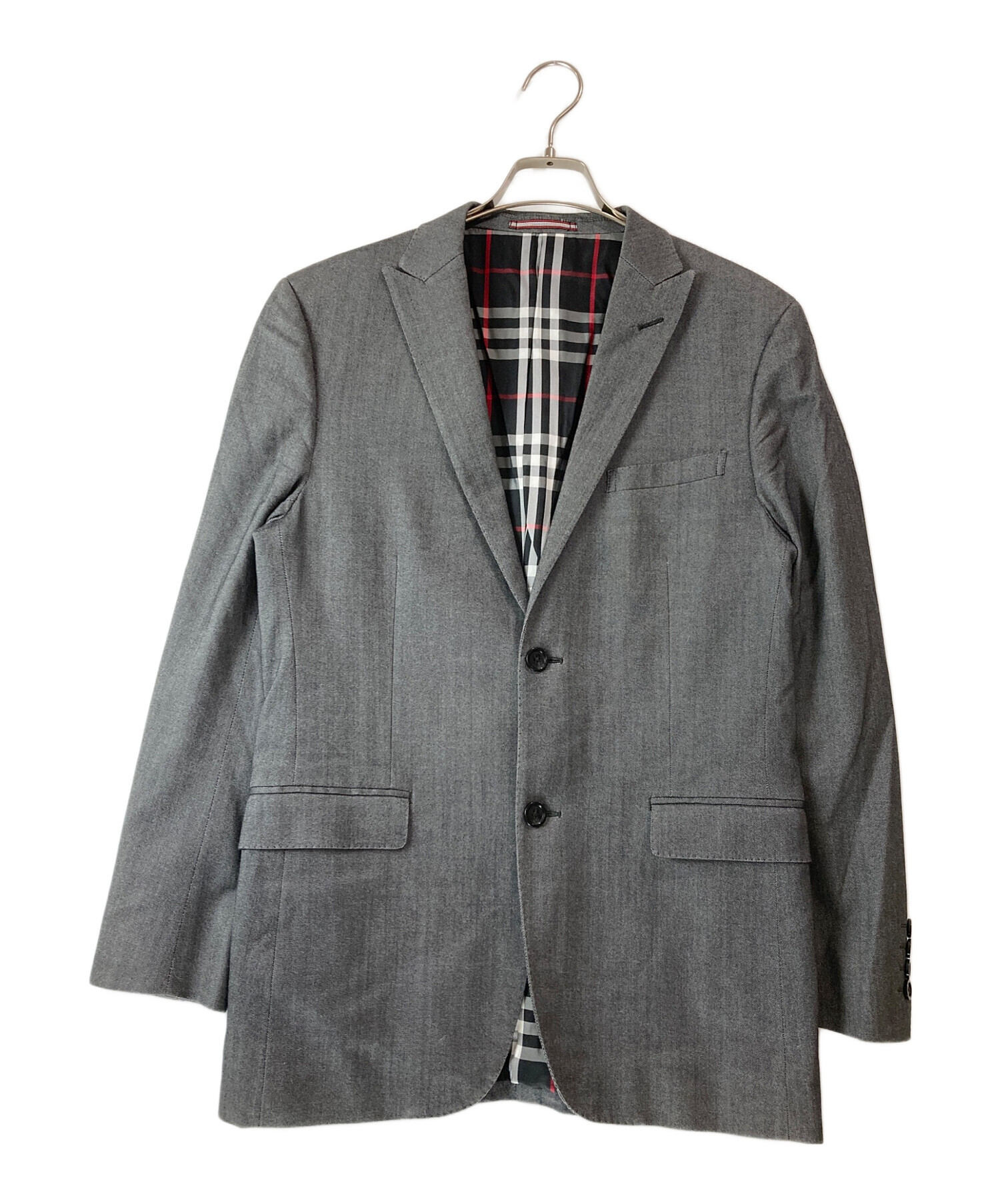 入手困難✨2way バーバリー ブラックレーベル ミリタリージャケット チェック 中古・古着通販】BURBERRY BLACK LABEL (バーバリーブラックレーベル