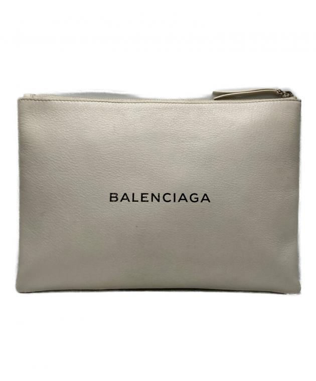 中古・古着通販】BALENCIAGA (バレンシアガ) クラッチバッグ ホワイト