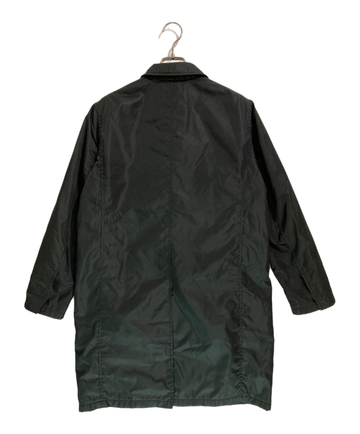 中古・古着通販】PRADA (プラダ) ナイロンコート ブラック サイズ:38 