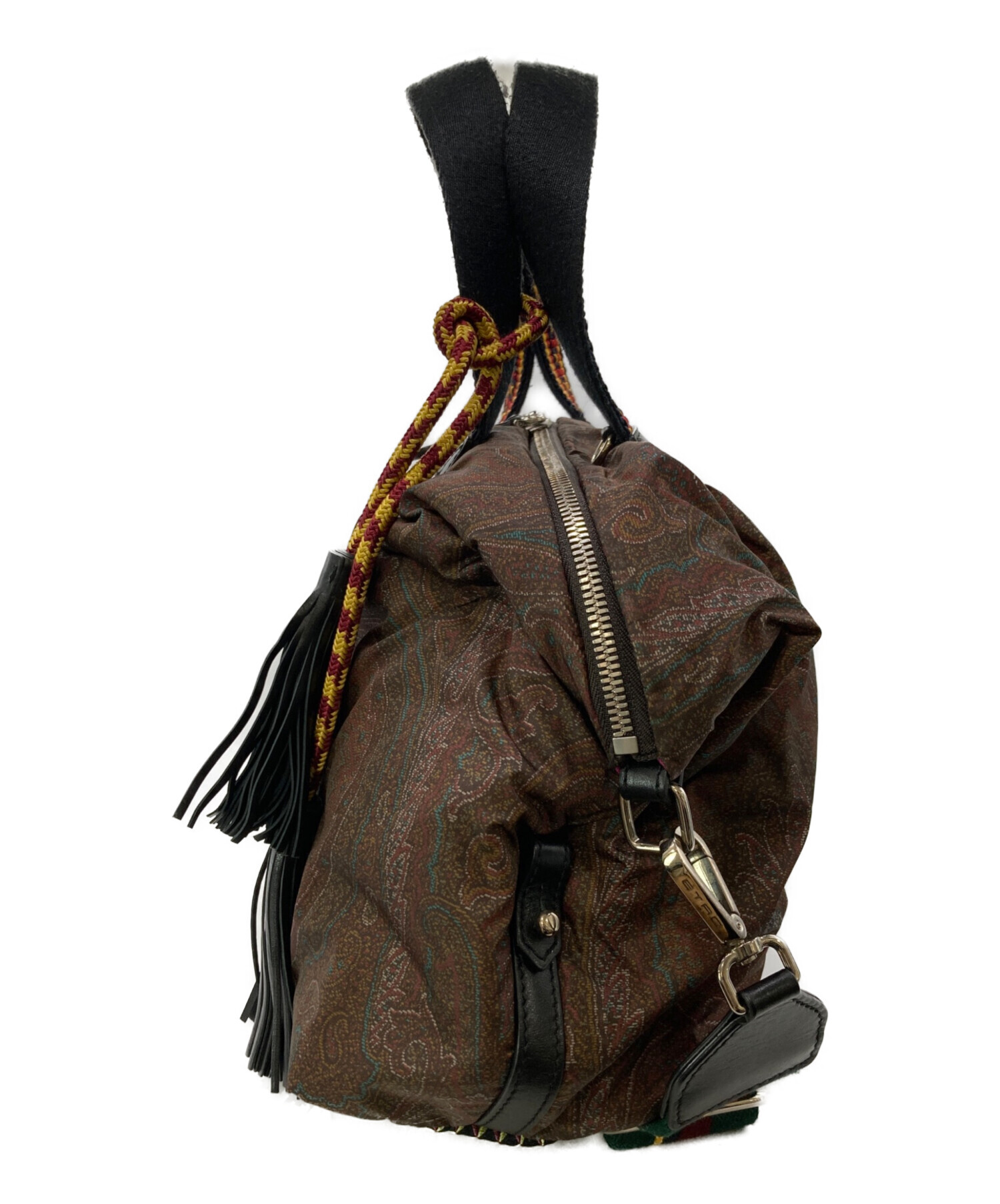 ETRO エトロ 2wayバッグ 中古・古着通販】ETRO (エトロ) 2WAY ショルダーバッグ ブラウン