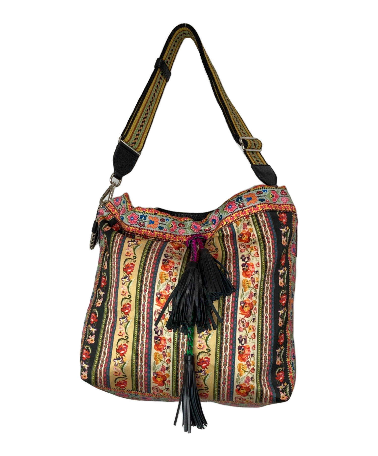中古・古着通販】ETRO (エトロ) フラワープリントショルダーバッグ