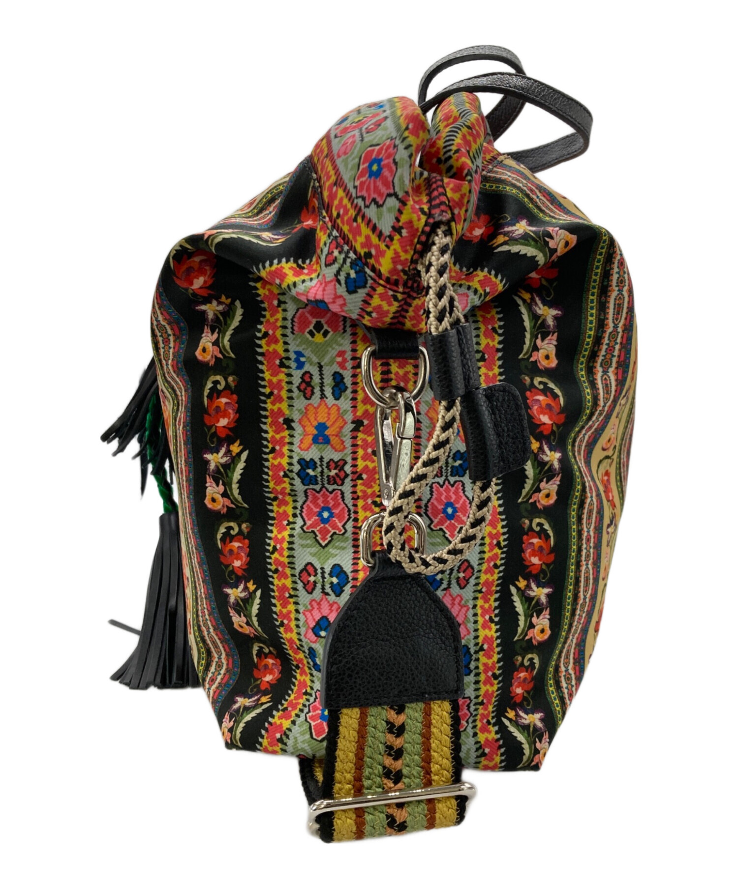 中古・古着通販】ETRO (エトロ) フラワープリントショルダーバッグ