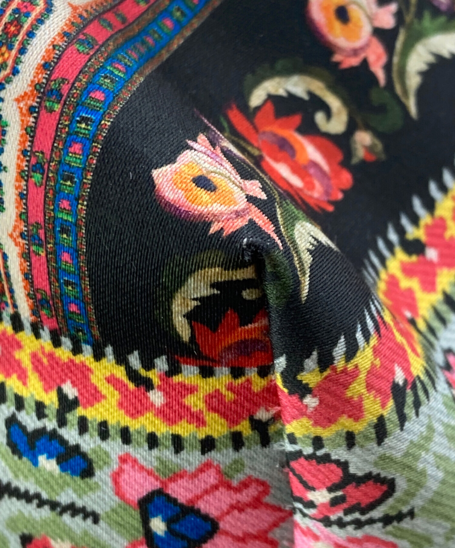 中古・古着通販】ETRO (エトロ) フラワープリントショルダーバッグ