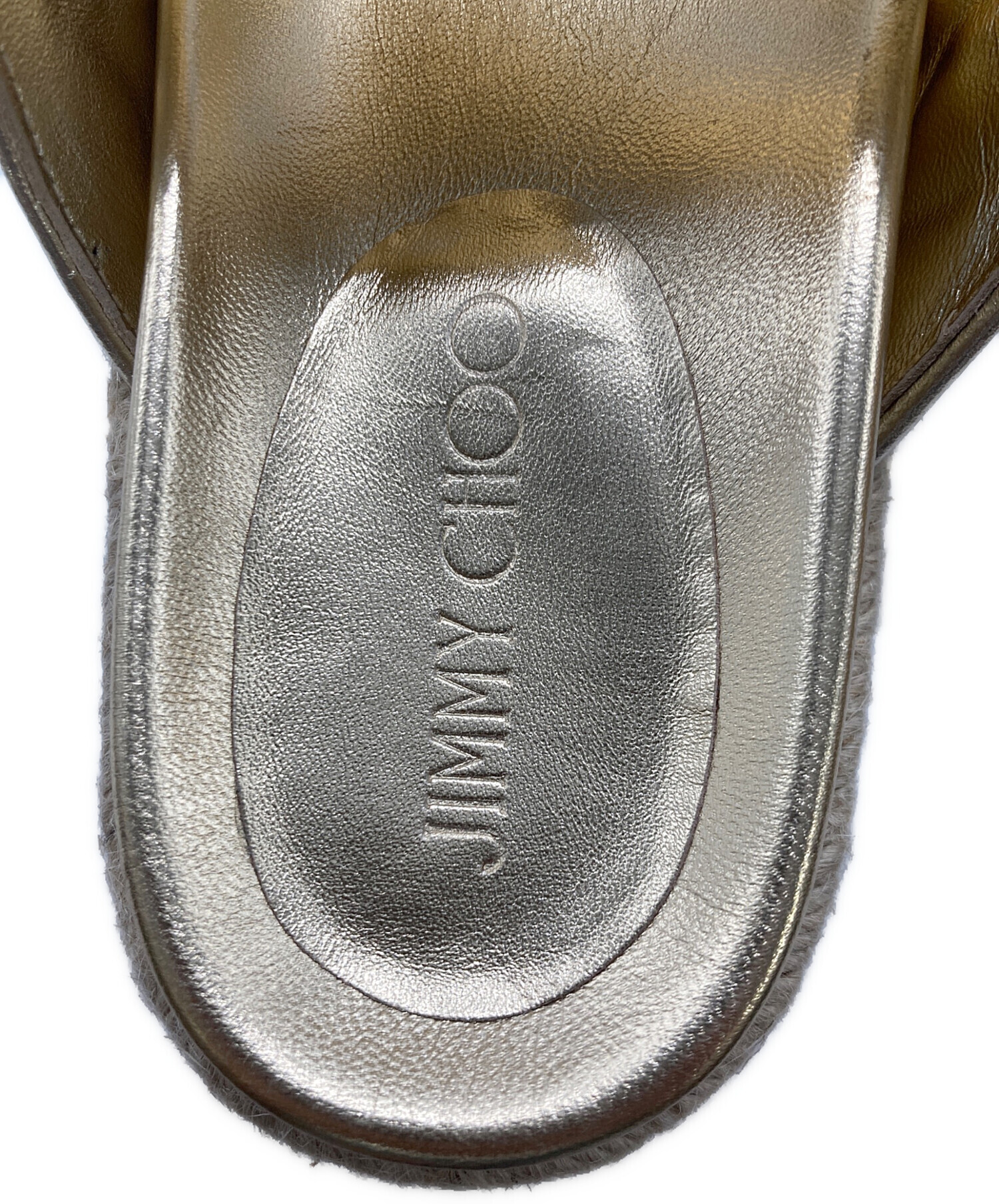 中古・古着通販】JIMMY CHOO (ジミーチュウ) FARONE LUG FLAT サンダル