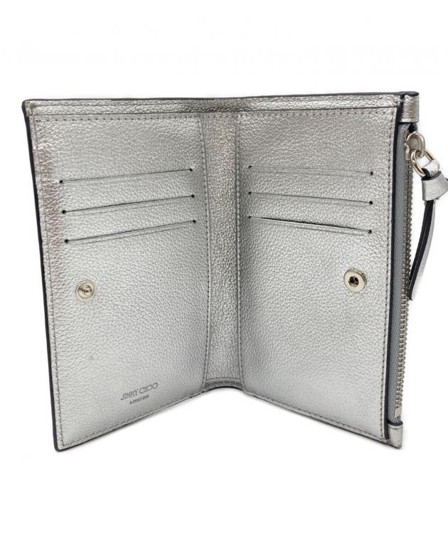 中古・古着通販】JIMMY CHOO (ジミーチュウ) 2つ折り財布 シルバー