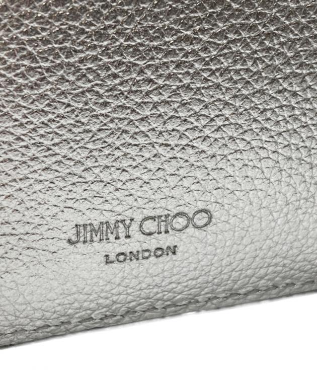 KIRKOJIMMY CHOO シルバー 二つ折り財布 中古・古着通販】JIMMY CHOO (ジミーチュウ) 2つ折り財布 シルバー