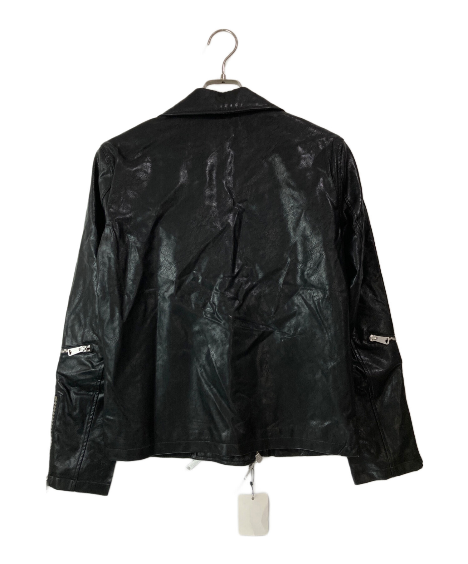 中古・古着通販】NO ID. BLACK (ノーアイディー ブラック) 合皮ダブル 