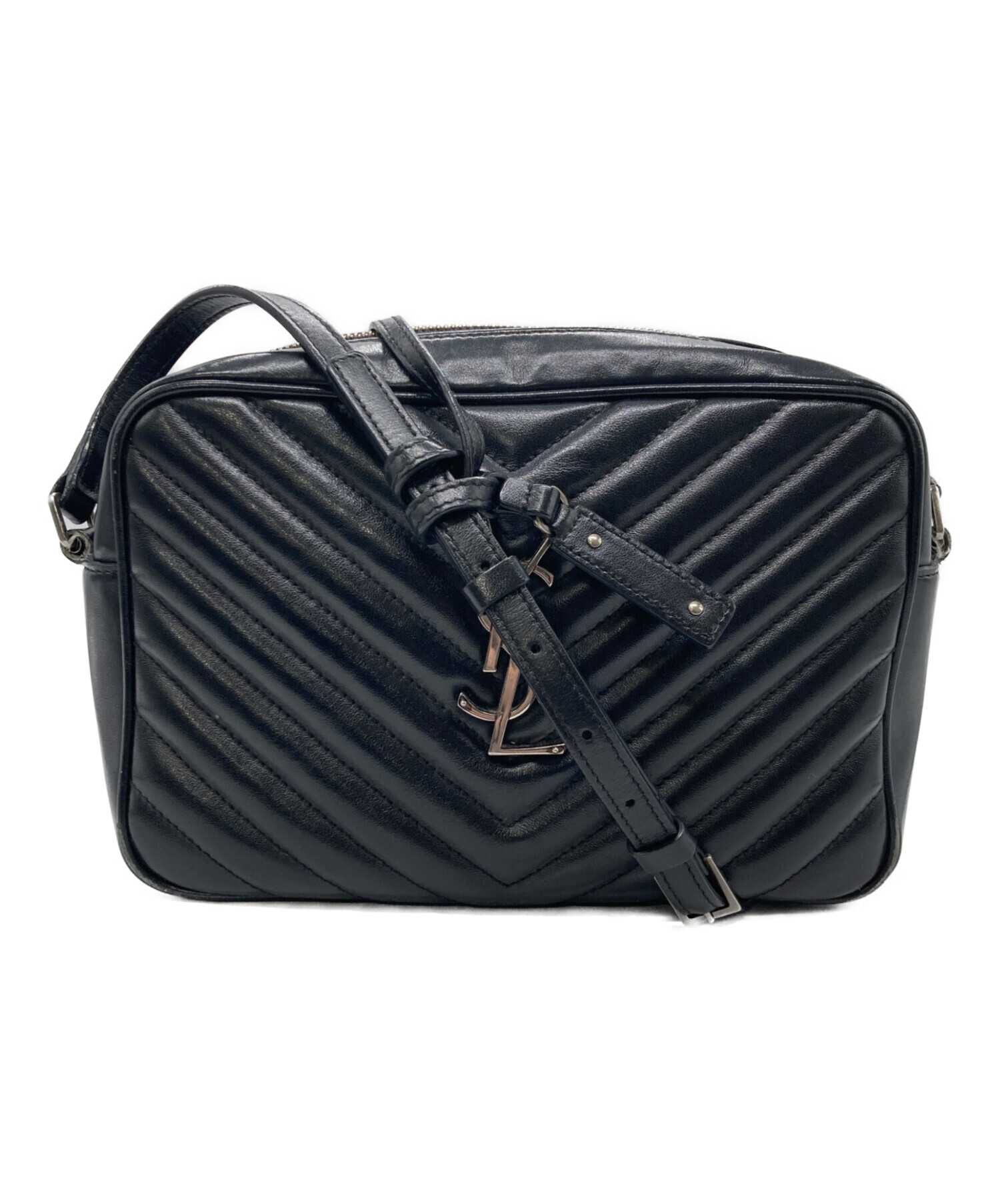 キルティングショルダー　未使用　シルバー金具 中古・古着通販】Saint Laurent Paris (サンローランパリ